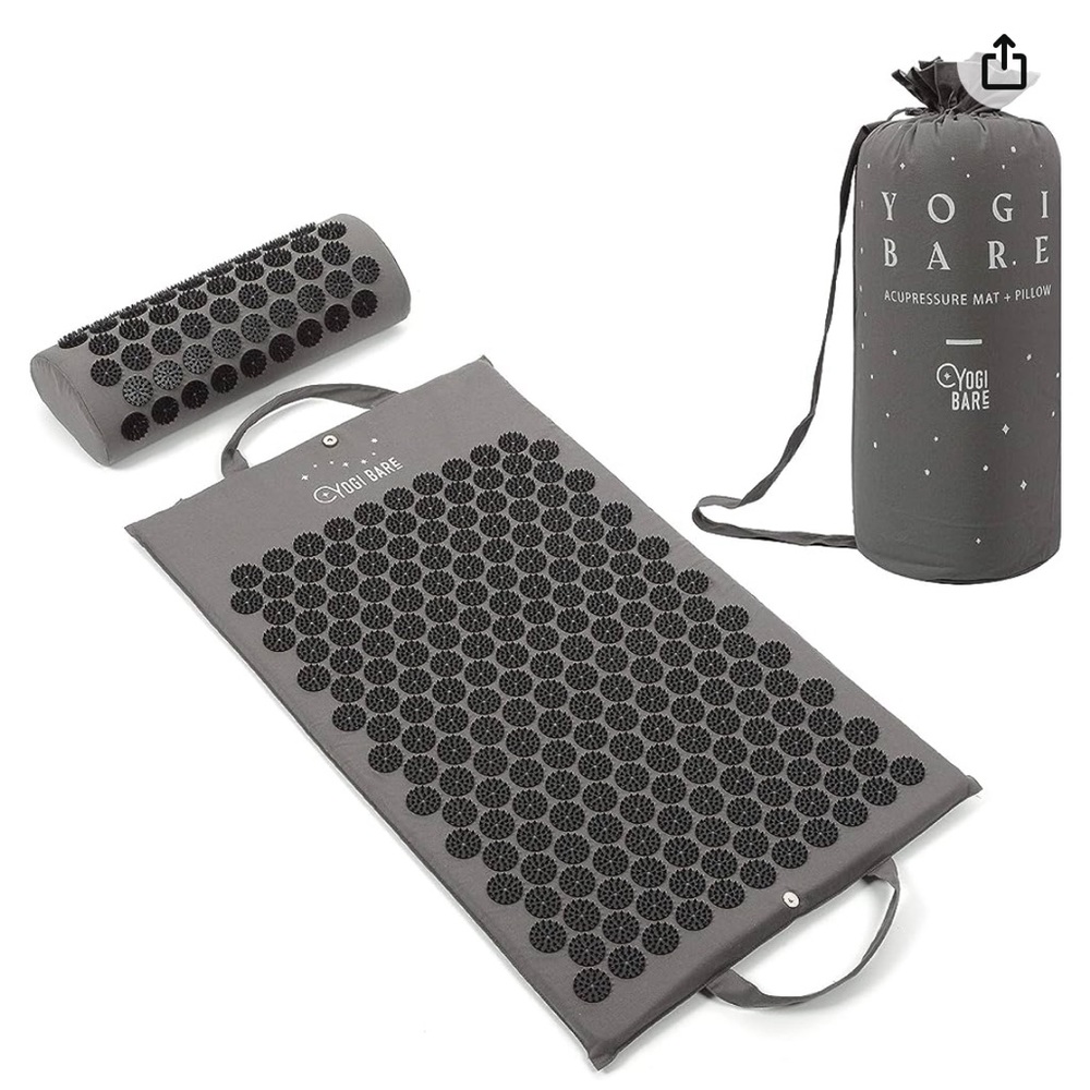 Yogi bare acupuncture pillow+ mat set